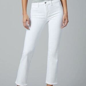 DL1961 Mara Straight Mid Rise Instasculpt Ankle Jeans Size 28 White